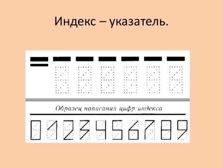 Нумерация индексов