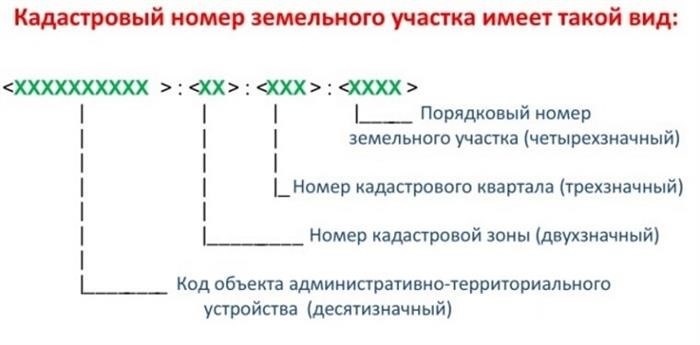 Расшифровка кадастрового номера